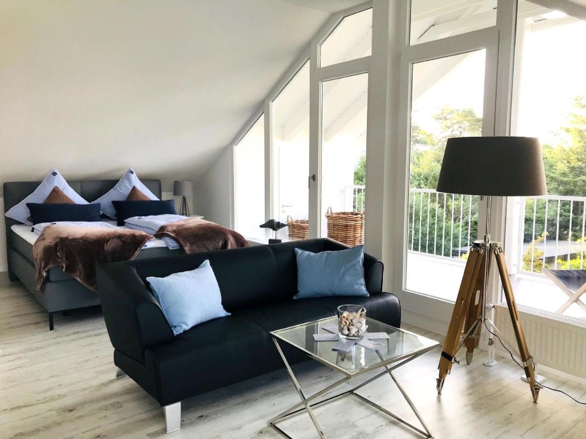 Moderne Ferienwohnung Mit Balkon, Meerblick - Ferienresidenz Zwei Boddenfewo 1-5 Lietzow المظهر الخارجي الصورة